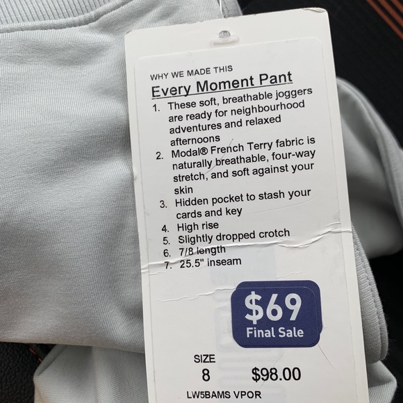 Lululemon Every Moment Pant - Picture 2 of 5